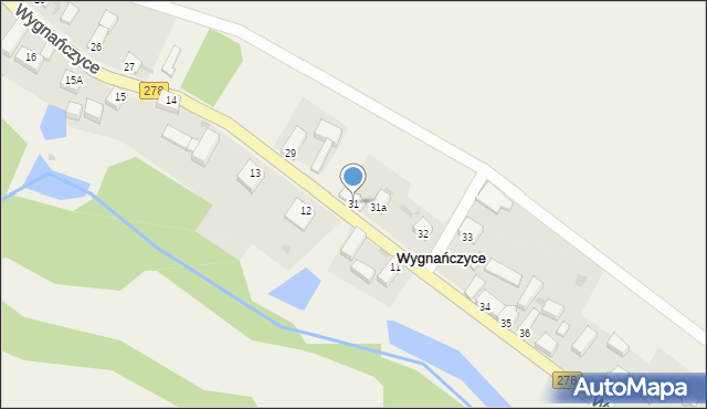 Wygnańczyce, Wygnańczyce, 31, mapa Wygnańczyce