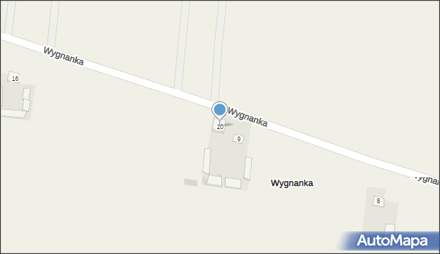 Wygnanka, Wygnanka, 10, mapa Wygnanka