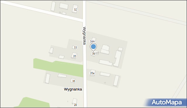 Wygnanka, Wygnanka, 34, mapa Wygnanka