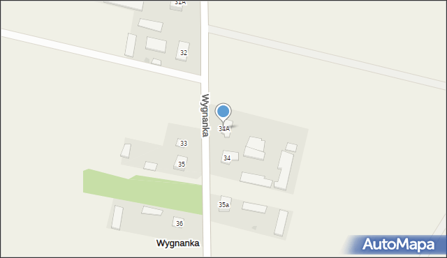 Wygnanka, Wygnanka, 34A, mapa Wygnanka