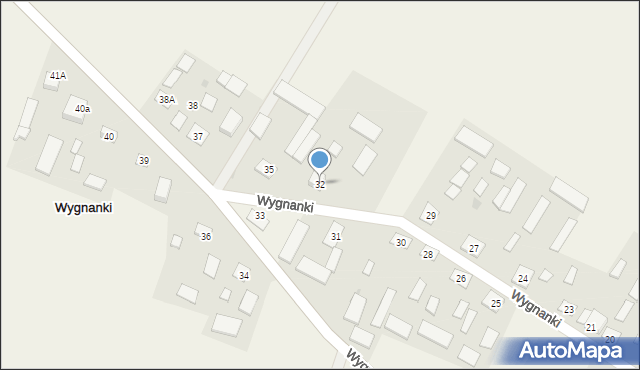 Wygnanki, Wygnanki, 32, mapa Wygnanki