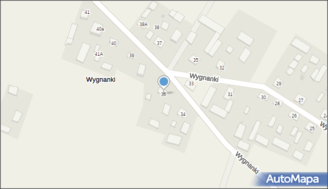 Wygnanki, Wygnanki, 36, mapa Wygnanki