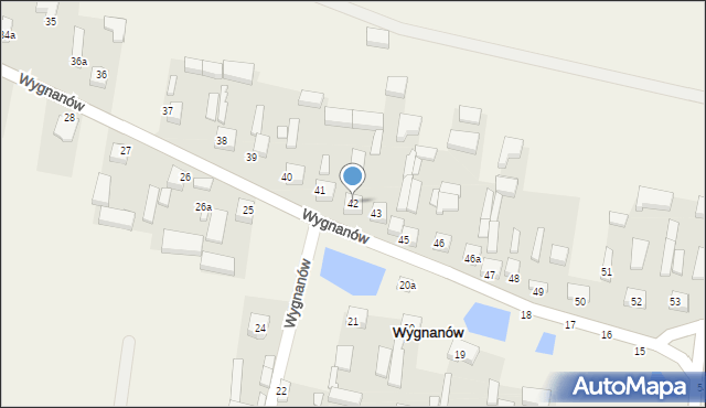 Wygnanów, Wygnanów, 42, mapa Wygnanów