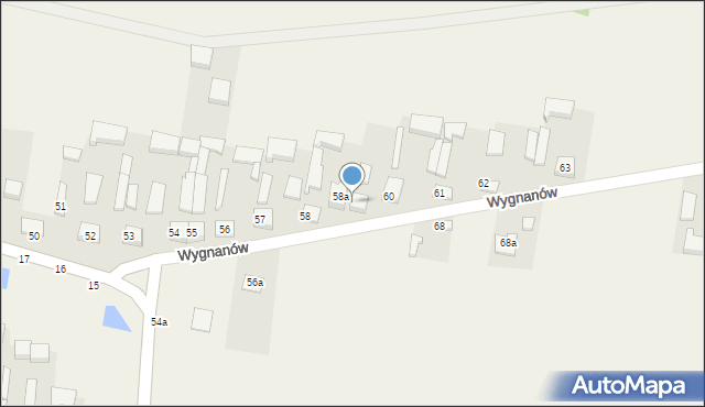 Wygnanów, Wygnanów, 59, mapa Wygnanów