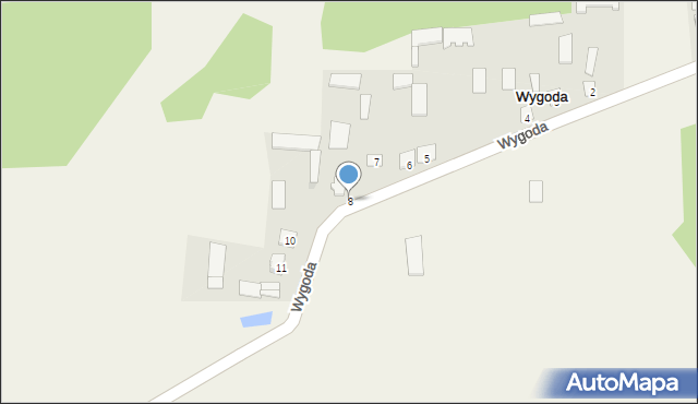 Wygoda, Wygoda, 8, mapa Wygoda