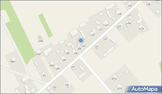 Wygoda, Wygoda, 109A, mapa Wygoda