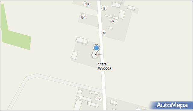 Wygoda, Wygoda, 51, mapa Wygoda