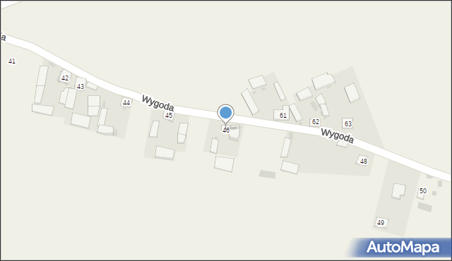 Wygoda, Wygoda, 46, mapa Wygoda