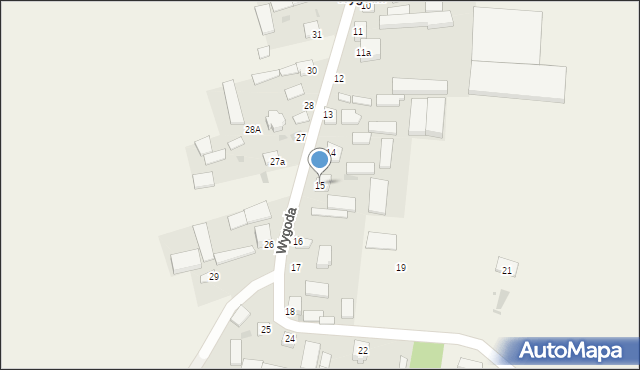 Wygoda, Wygoda, 15, mapa Wygoda