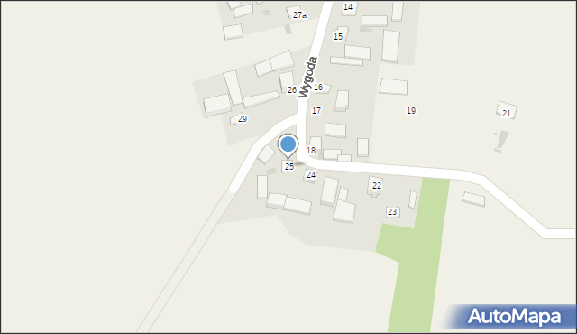 Wygoda, Wygoda, 25, mapa Wygoda