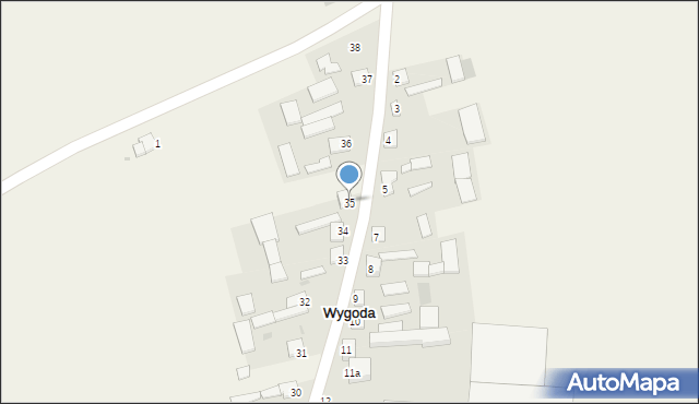 Wygoda, Wygoda, 35, mapa Wygoda