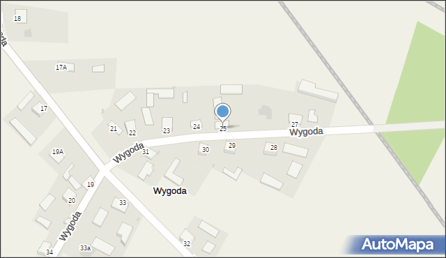 Wygoda, Wygoda, 25, mapa Wygoda