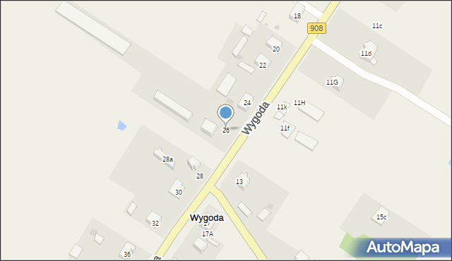 Wygoda, Wygoda, 26, mapa Wygoda