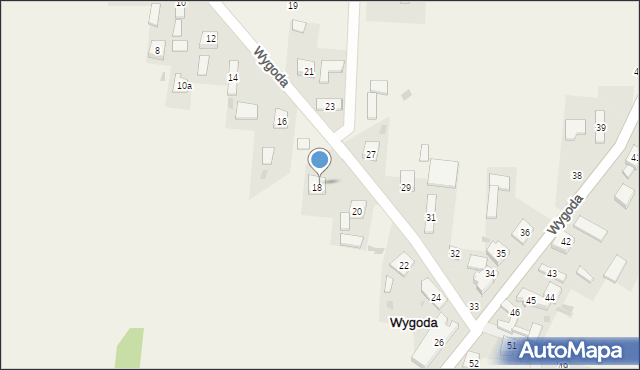 Wygoda, Wygoda, 20A, mapa Wygoda