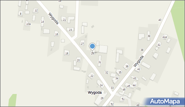 Wygoda, Wygoda, 29, mapa Wygoda