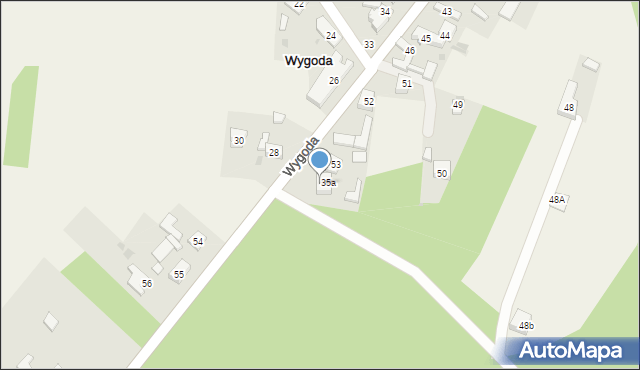 Wygoda, Wygoda, 53a, mapa Wygoda