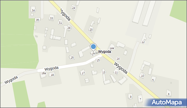 Wygoda, Wygoda, 27, mapa Wygoda