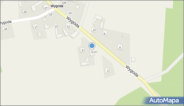 Wygoda, Wygoda, 7, mapa Wygoda