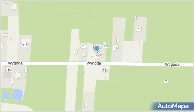 Wygoda, Wygoda, 22, mapa Wygoda