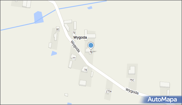 Wygoda, Wygoda, 78, mapa Wygoda