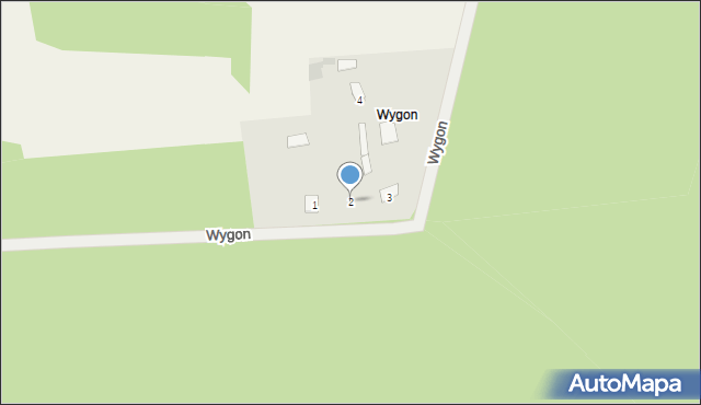 Wygon, Wygon, 2, mapa Wygon