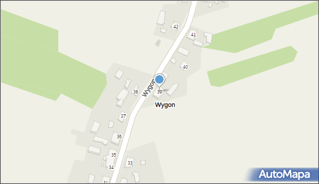 Wygon, Wygon, 39, mapa Wygon