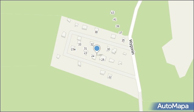 Wygonin, Wygonin, 27, mapa Wygonin
