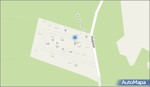 Wygonin, Wygonin, 30, mapa Wygonin