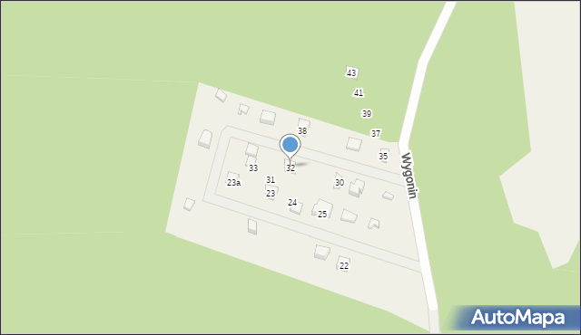 Wygonin, Wygonin, 32, mapa Wygonin