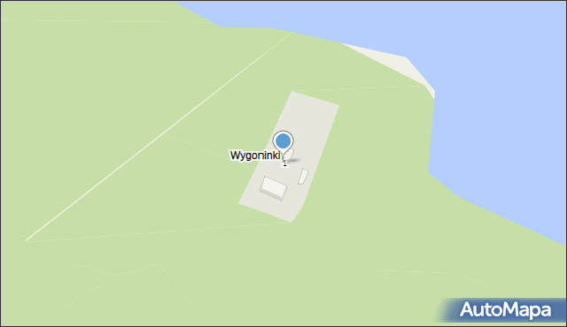 Wygoninki, Wygoninki, 1, mapa Wygoninki