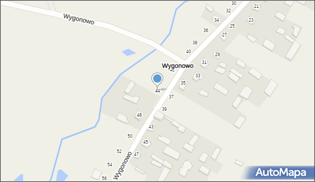 Wygonowo, Wygonowo, 44, mapa Wygonowo