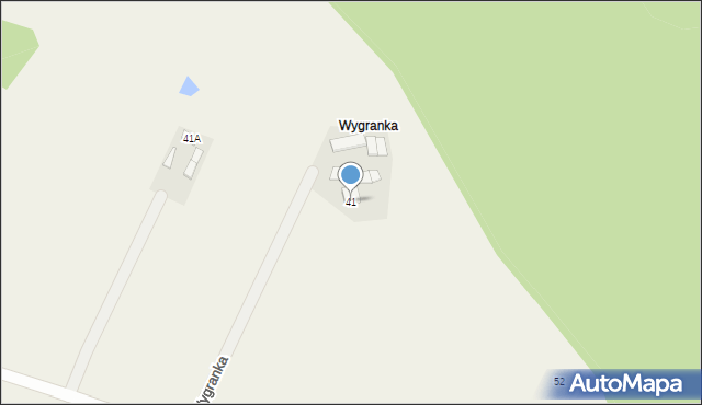 Wygranka, Wygranka, 41, mapa Wygranka