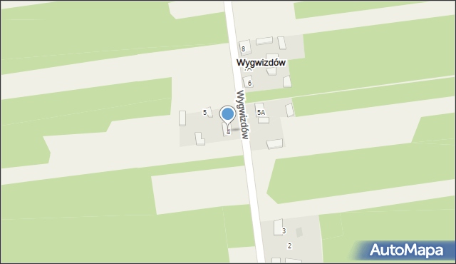 Wygwizdów, Wygwizdów, 4, mapa Wygwizdów