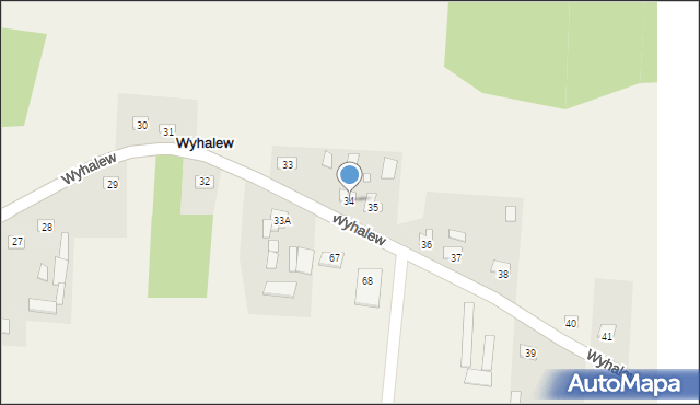 Wyhalew, Wyhalew, 34, mapa Wyhalew