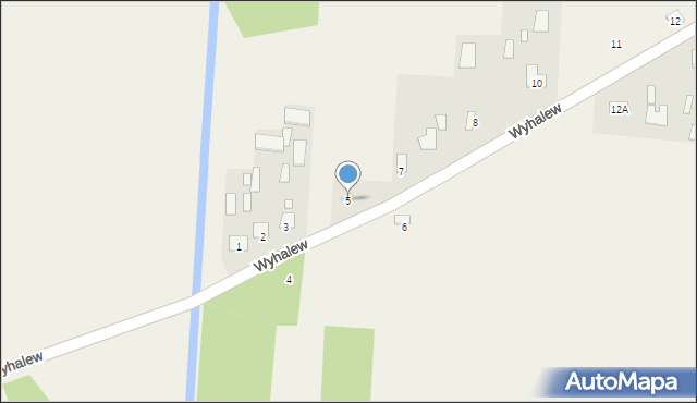 Wyhalew, Wyhalew, 5, mapa Wyhalew