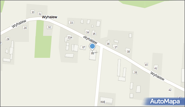 Wyhalew, Wyhalew, 68, mapa Wyhalew