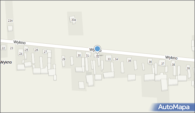 Wykno, Wykno, 32, mapa Wykno