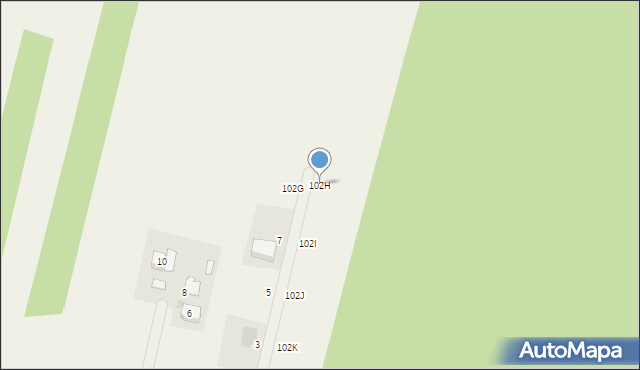 Wykowo, Wykowo, 102H, mapa Wykowo