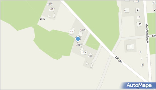 Wykowo, Wykowo, 105, mapa Wykowo