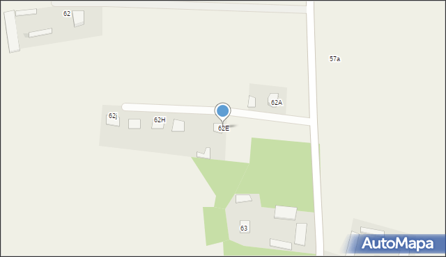 Wykrot, Wykrot, 62E, mapa Wykrot