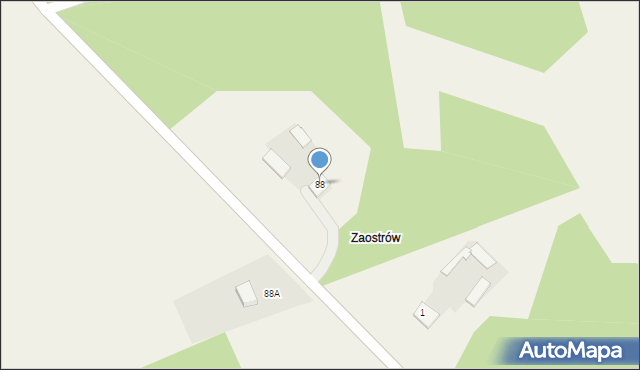 Wykrot, Wykrot, 88, mapa Wykrot