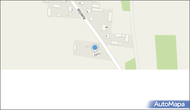 Wylany, Wylany, 1A, mapa Wylany