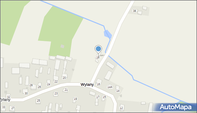 Wylany, Wylany, 37, mapa Wylany