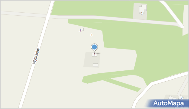 Wylazłów, Wylazłów, 1, mapa Wylazłów