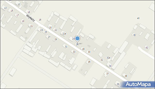 Wyłazy, Wyłazy, 26, mapa Wyłazy