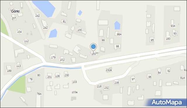 Wylewa, Wylewa, 101, mapa Wylewa