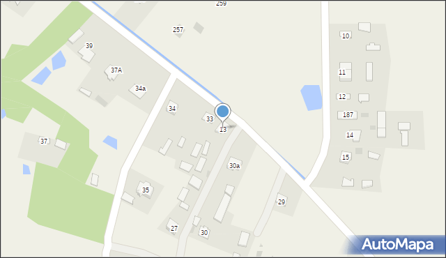 Wylewa, Wylewa, 13, mapa Wylewa