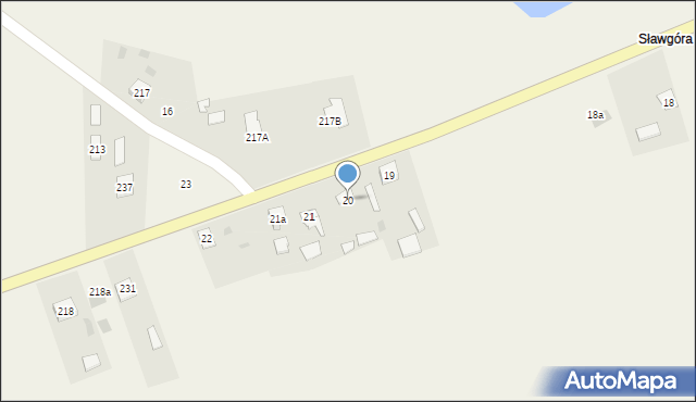 Wylewa, Wylewa, 20, mapa Wylewa