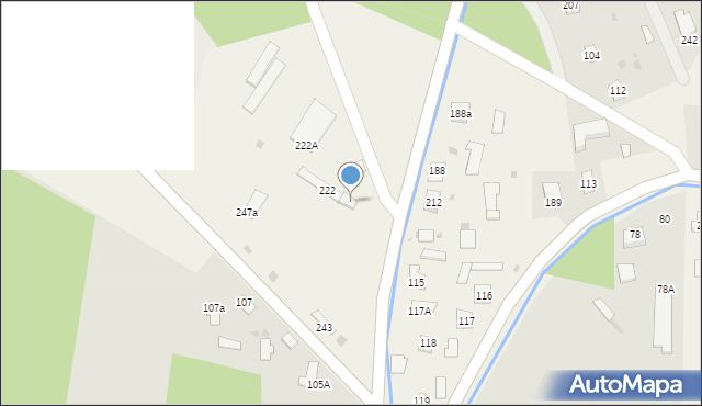 Wylewa, Wylewa, 222b, mapa Wylewa