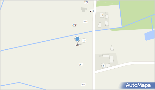 Wylewa, Wylewa, 269, mapa Wylewa